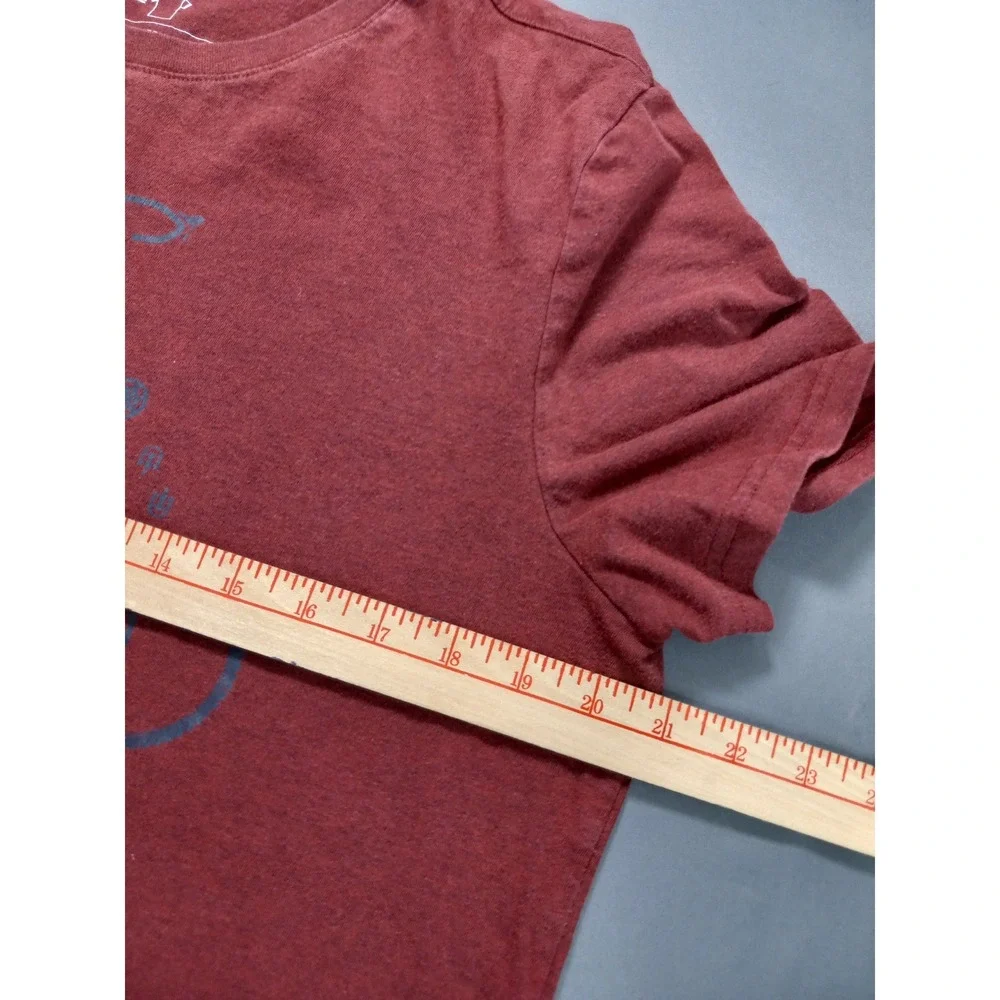 Banana‎ Republic Mens Eco T-Shirt Red Bicycle Graphic Tee Size Large
